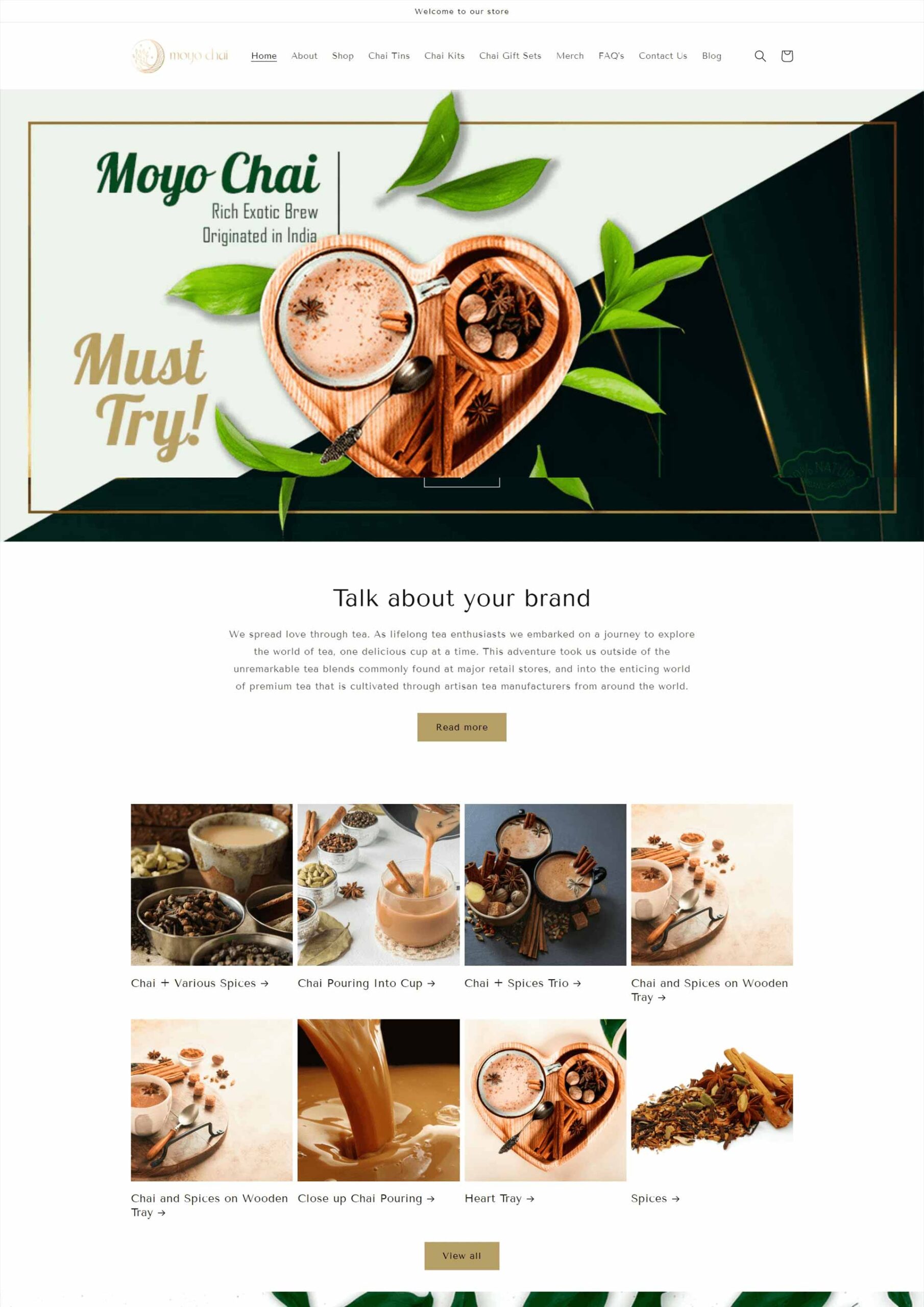 Client website design example 7