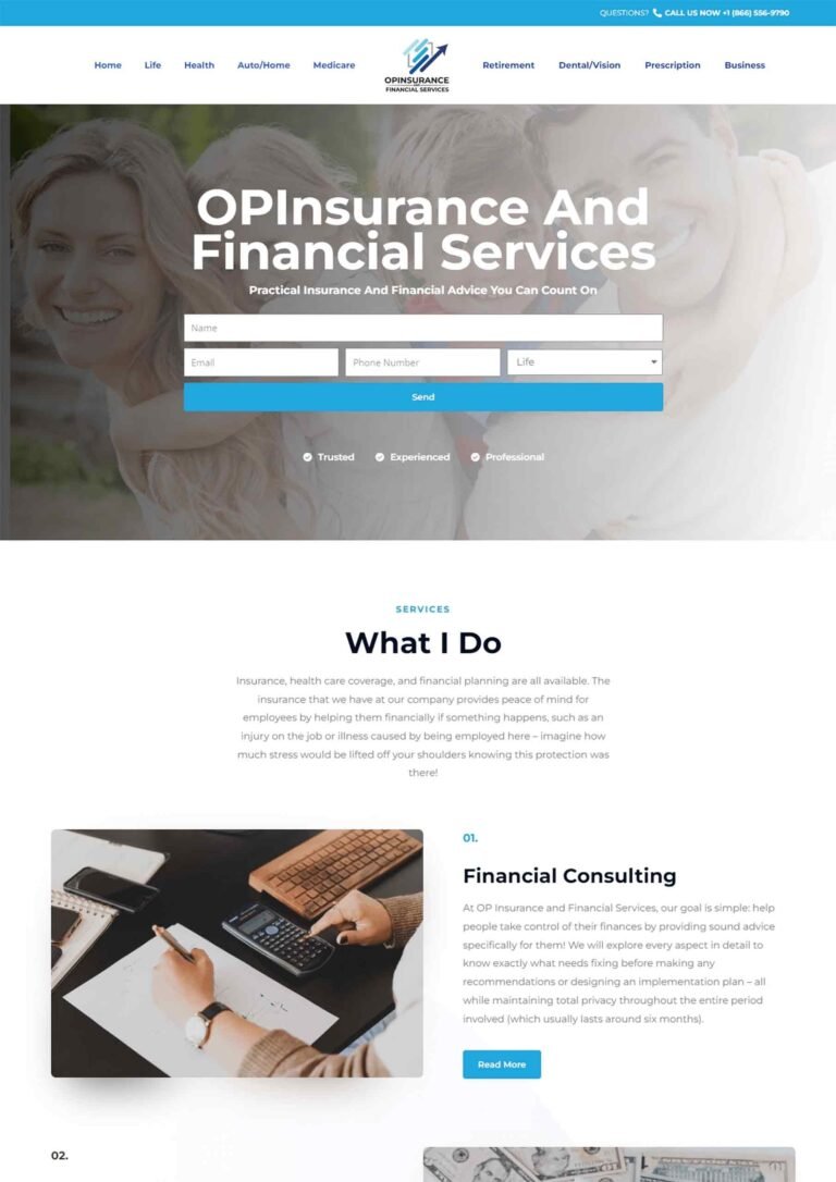 Opinsurance-Website