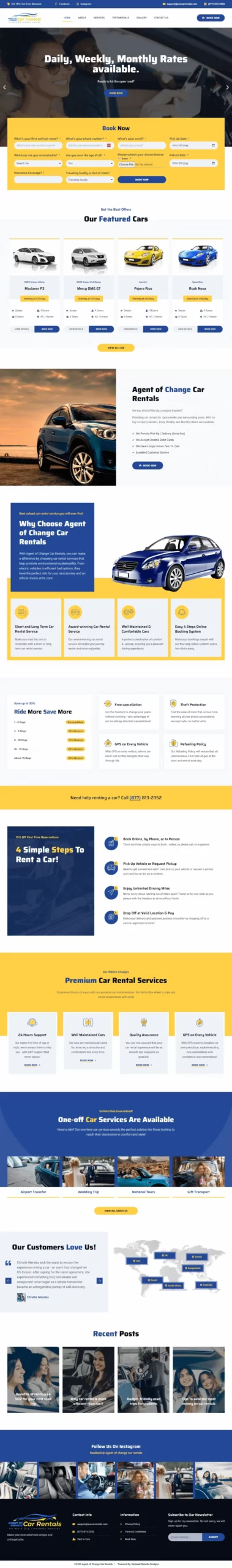 Client website design example 6