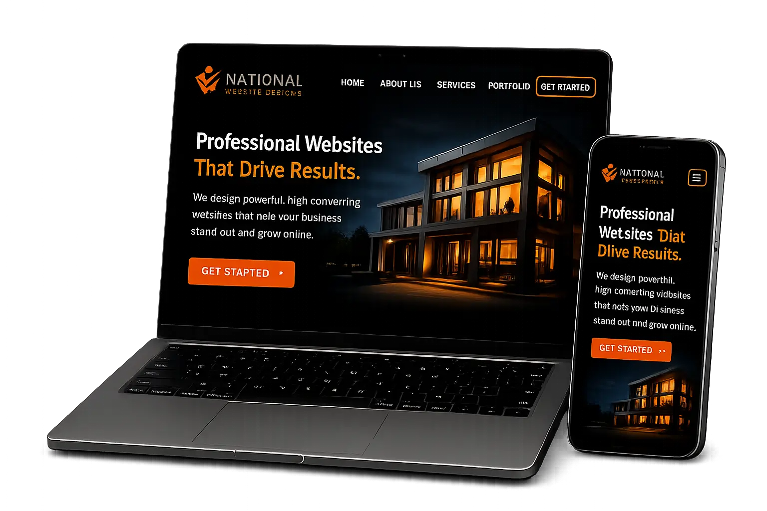 National Website Designs website showcase