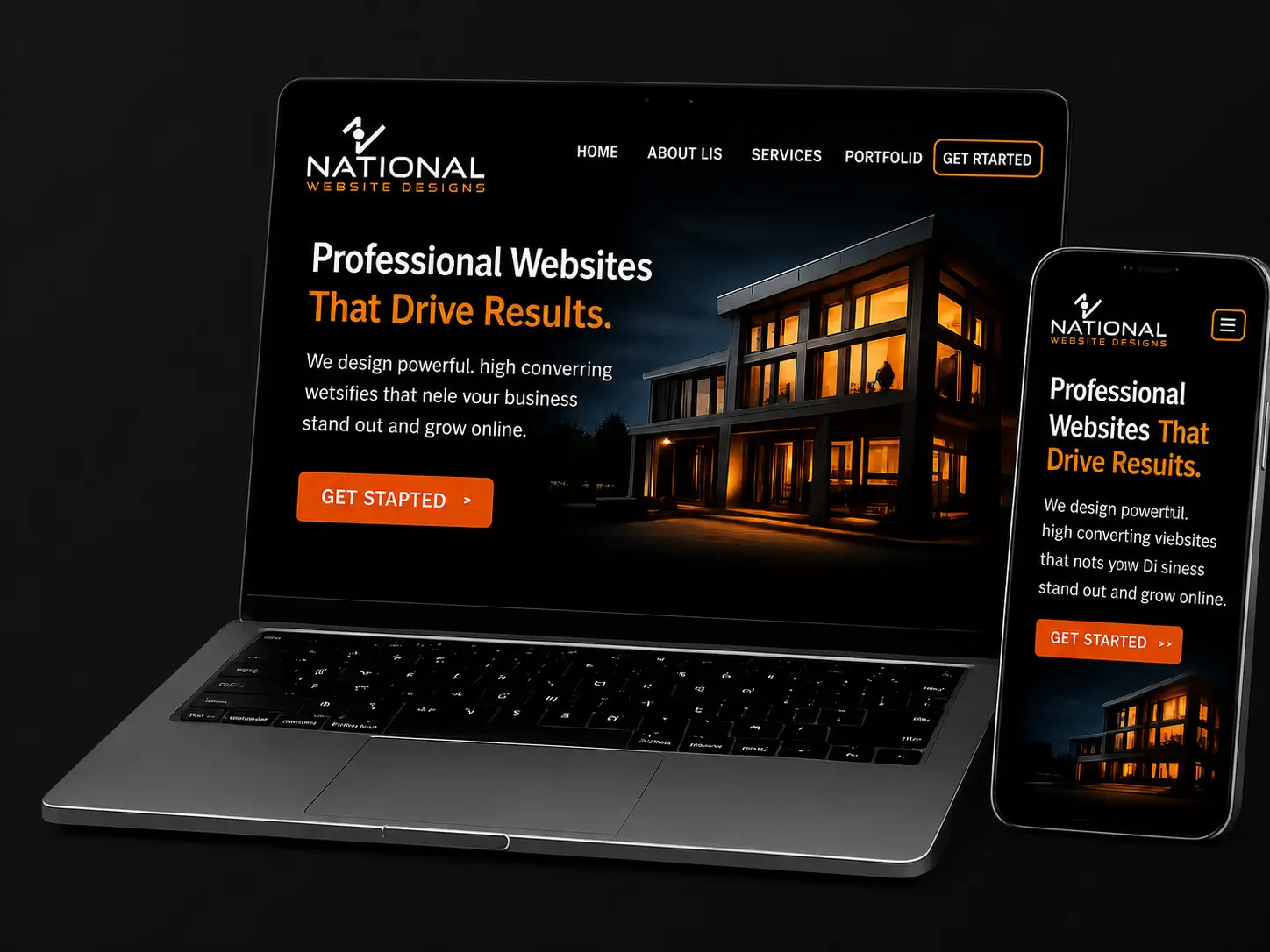 National Website Designs website showcase