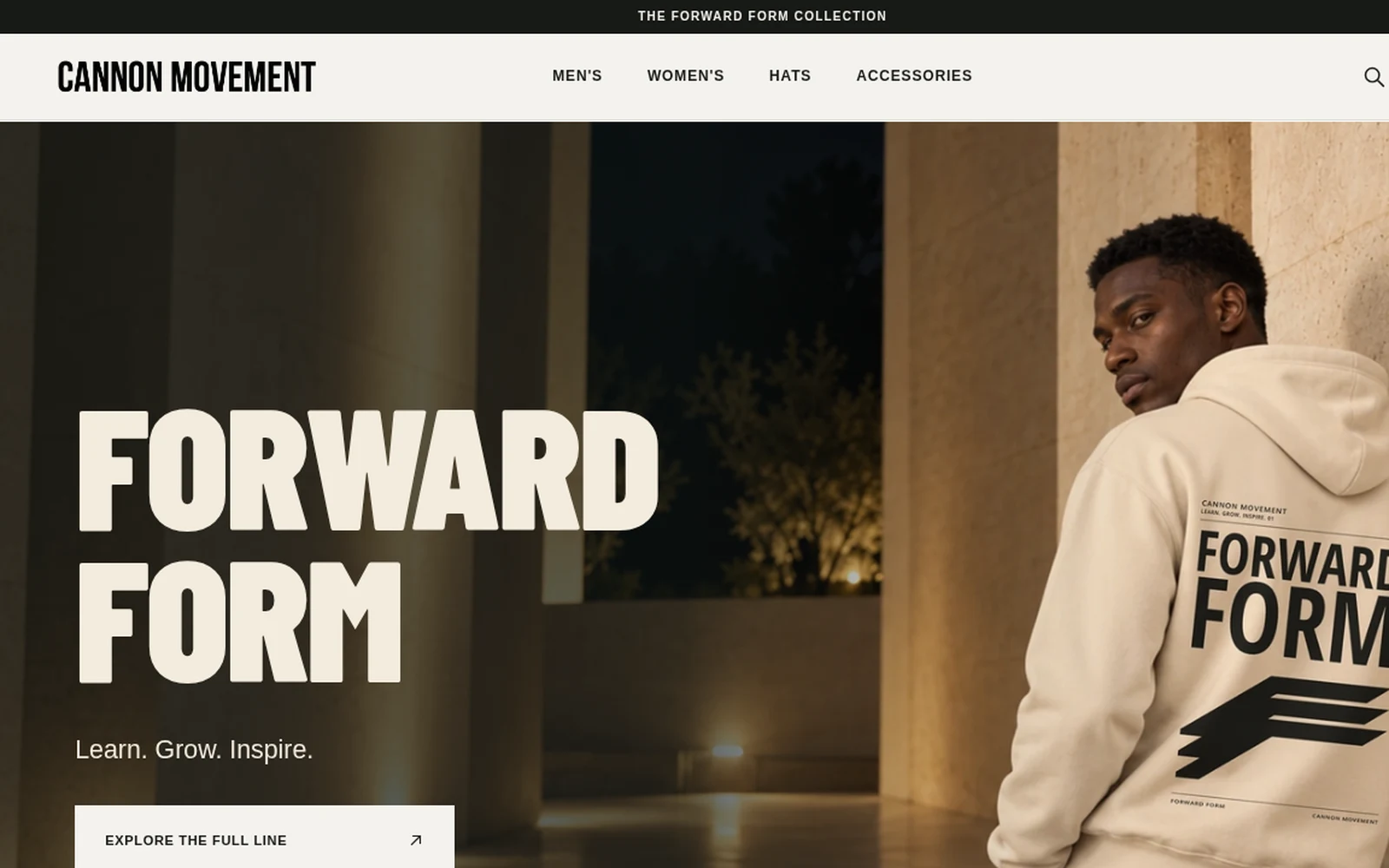 NWD portfolio example: Cannon Movement